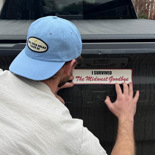 Midwest Goodbye Bumper Sticker