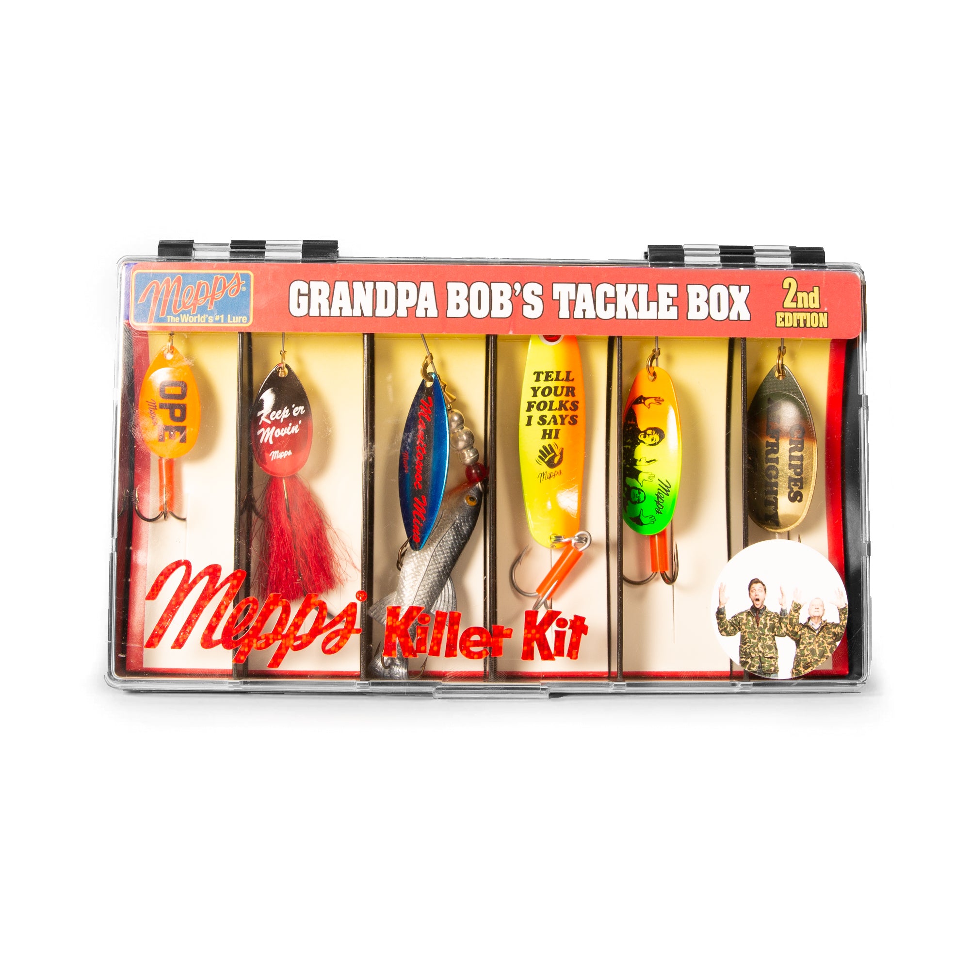 grandpa bob's tackle box Spinner 3-Pac Manitowoc Minute Can I have a list