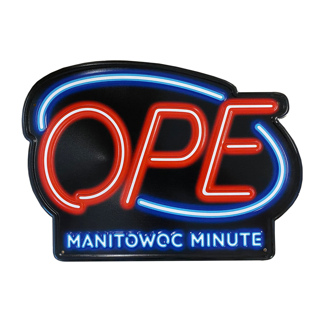 Ope Recycled Aluminum Sign