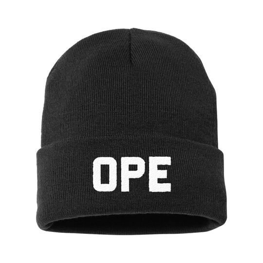 OPE Beanie - Black