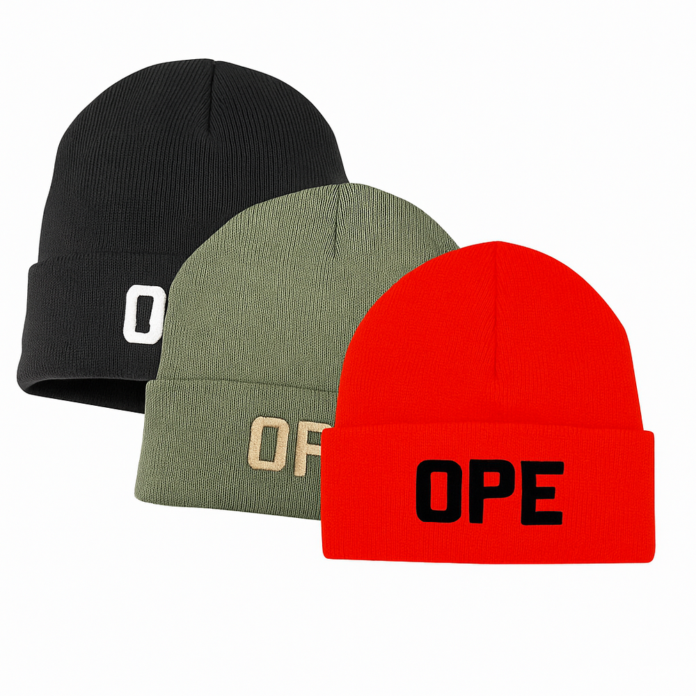 OPE Beanie Orange – Manitowoc Minute OPE Beanie Orange – Manitowoc Minute
