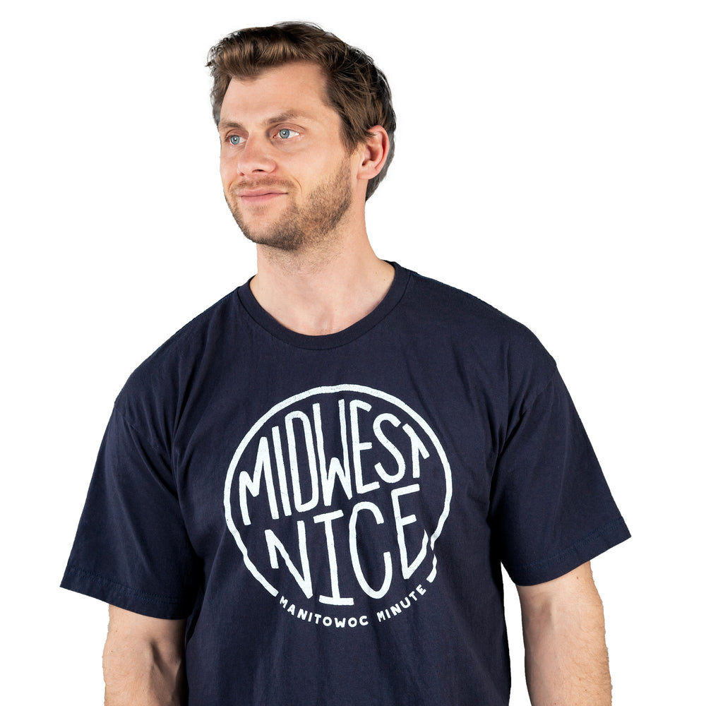 Midwest Nice Tee (Navy)  -  FINAL SALE
